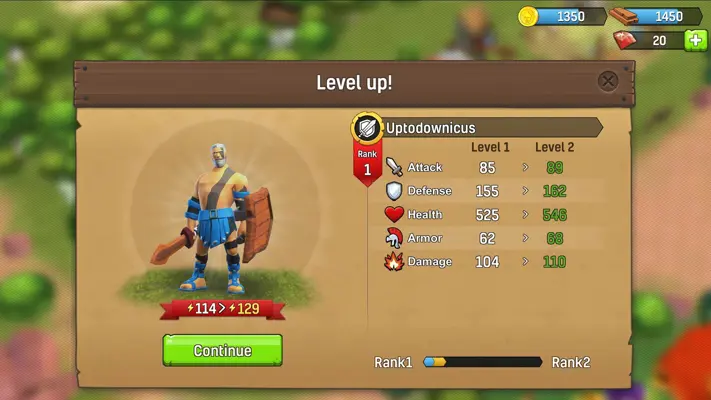 Gladiator Heroes android App screenshot 2